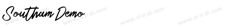 Southam Demo字体转换